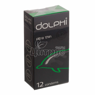 Презервативи Долфі (Dolphi) Надтонкі (Ultra Thin) 12 штук