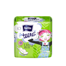 Прокладки гігієнічні жіночі Белла (Bella) Для підлітків Ультра Релакс Екстра Софт Део Грін Ті (For Teens Ultra Relax Extra Soft Deo Green Tea) 10 штук