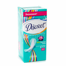 Прокладки щоденні жіночі Діскріт (Discreet) Део Вотер Лілі Мультіформ (Deo Water Lily Multiform) 60 штук