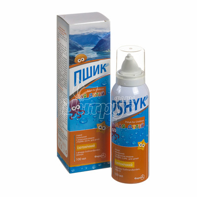 Пшик спрей назальний з морською водою 0,9% Для дітей 100 мл