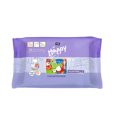 Серветки вологі Белла Бебі (Bella Baby) Хеппі (Happy) з вітаміном E для новонароджених (24 штуки)