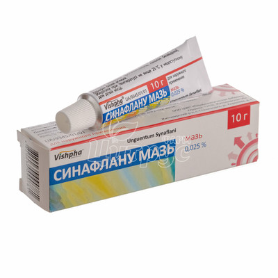 Синафлан мазь 0,025% туба 10 г