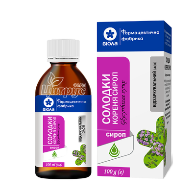 Солодки кореня сироп 100 г