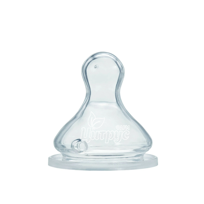 Соска латексна Бебі Нова (Baby-Nova) плоска для каші (розмір 2)