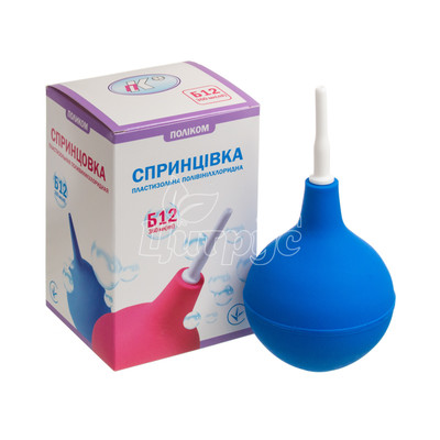 Спринцівка Б 12 з твердим наконечником 360 мл