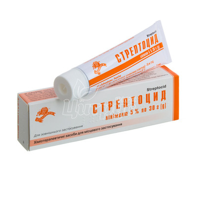 Стрептоцид лінімент 5% туба 30 г