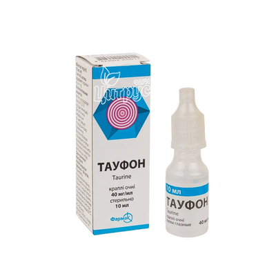 Тауфон краплі очні 4% 10 мл