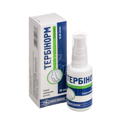 Тербінорм спрей 20 мл