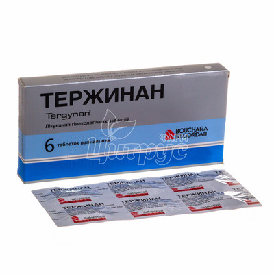 Тержинан таблетки вагінальні 6 штук