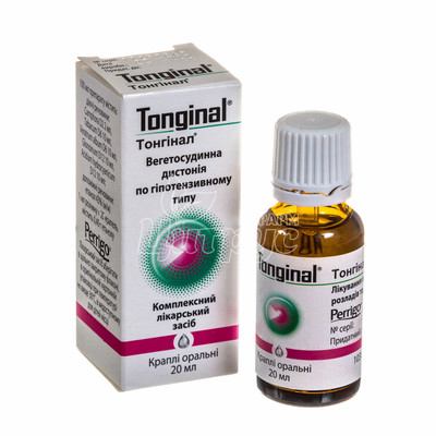 Тонгінал краплі 20 мл