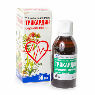 Трикардин Серцеві краплі 50 мл