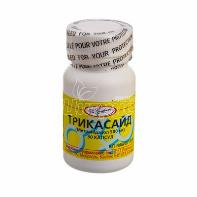 Трикасайд капсули 500 мг 30 штук