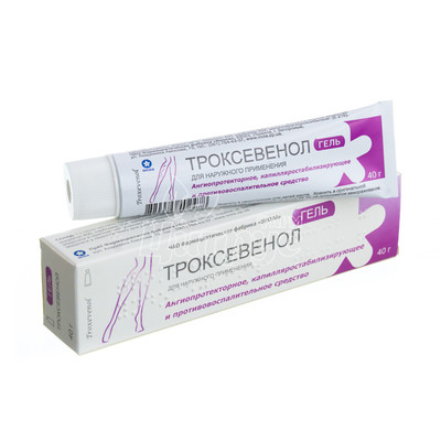 Троксевенол гель туба 40 г