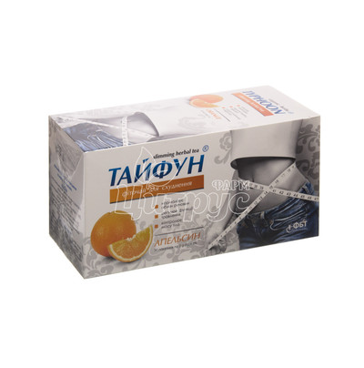 Фіточай Тайфун Для схуднення апельсин фільтр-пакети по 2 г 30 штук