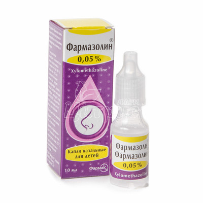 Фармазолін краплі флакон 0,05% 10 мл