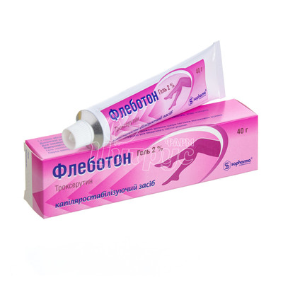 Флеботон гель 2% туба 40 г
