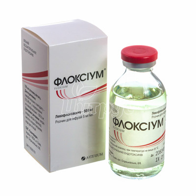 Флоксіум розчин для інфузій 500 мг 100 мл