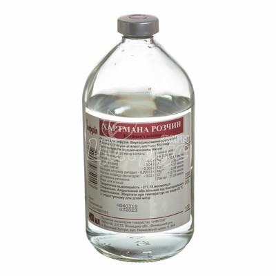 Хартмана розчин для інфузій 400 мл