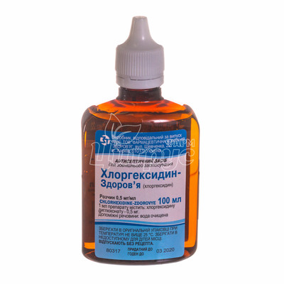 Хлоргексидин-Здоров*я 0,05% розчин 100 мл