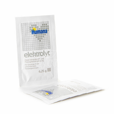 Суміш Хумана (Humana) електроліт для дітей з народження з фенхелем 6,25 г