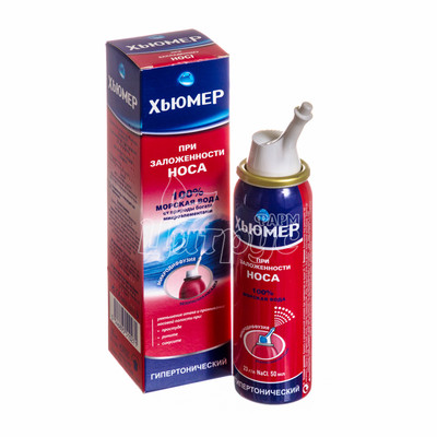 Хьюмер гіпертонічний спрей назальний 50 мл