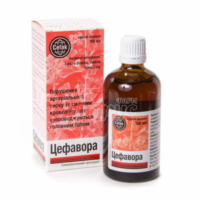 Цефавора краплі оральні флакон 100 мл