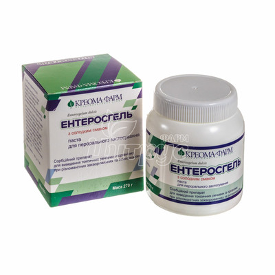 Ентеросгель солодкий паста контейнер 270 г