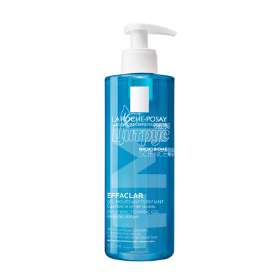 Ля Рош позе Ефаклар+М (La Roche Posay Effaclar+М) Гель-мус для очищення жирної проблемної шкіри обличчя 400 мл