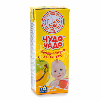 Сік дитячий Чудо-Чадо яблуко-банан з 6 місяців 200 мл