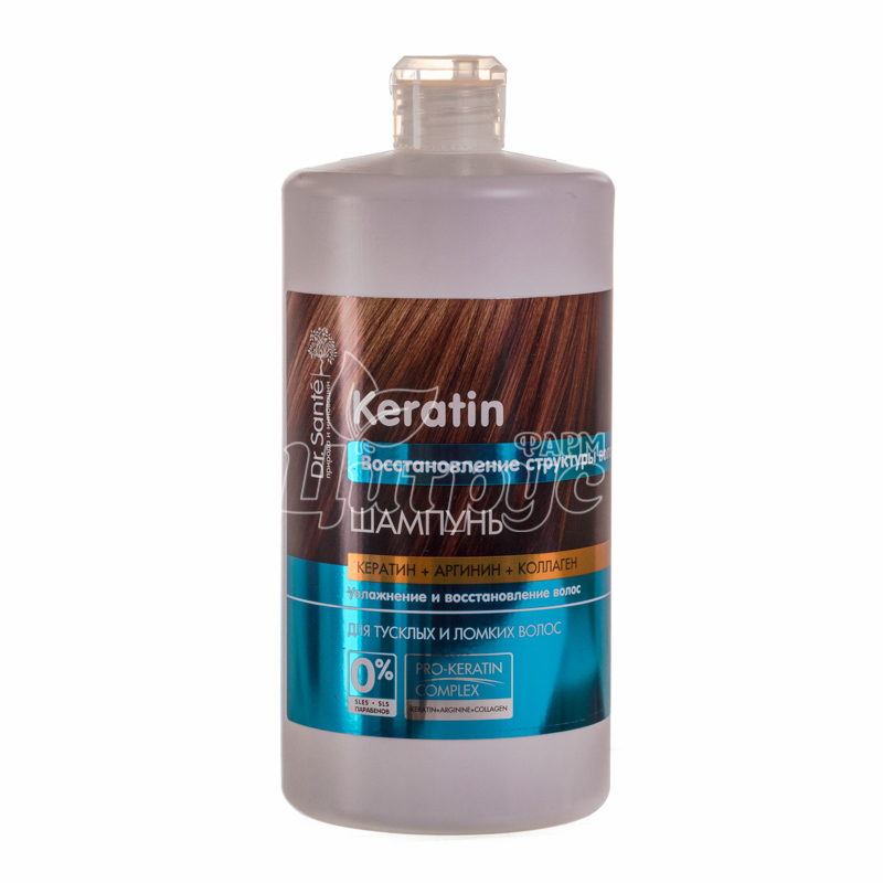 фото 1/Шампунь Доктор Санте (Dr. Sante) Кератин (Keratin) Проти тьмяного і ламкого волосся 1000 мол