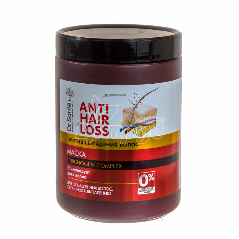 фото 1/Маска для волосся Доктор Санте (Dr. Sante) Проти випадіння волосся (Anti Hair Loss) 1000 мол