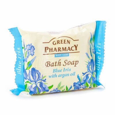 Мило Грін Фармаси (Green Pharmacy) Блакитний ірис з Оліям Аргана 100 г