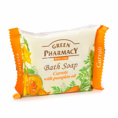 Мило Грін Фармаси (Green Pharmacy) Морква з Оліям гарбуза 100 г