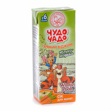 Сік дитячий Чудо-Чадо яблучно-морквяний неосвітлені з 6 місяців 200 мл