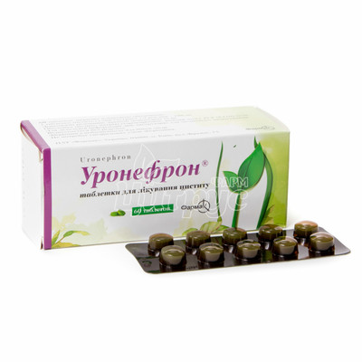 Уронефрон таблетки покрытые оболочкой 188 мг 60 штук