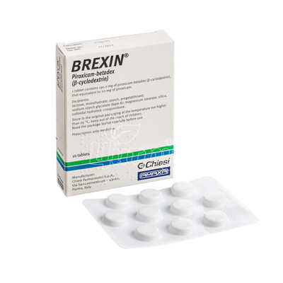 Брексін таблетки 20 мг 10 штук