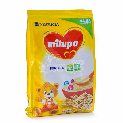 Каша дитяча безмолочна Мілупа (Milupa) вівсяна з 6 місяців 170 г