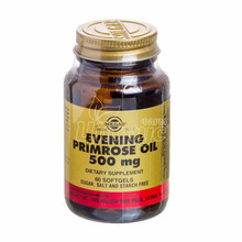 Солгар (Solgar) Олія примули вечірньої 500 мг 60 штук (Evening Primrose Oil) капсули 