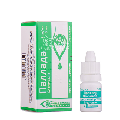 Паллада краплі очні 0,1% 5 мл