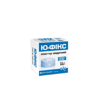 Лейкопластир на тканинній основі Ю-Фікс (2,5 см х 500 см)