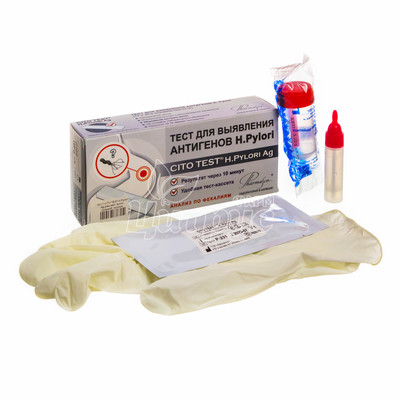 Тест діагностичний Цито Тест (Cito test) H.Pylori Ag для визначення антигенів H.Pylori в фекаліях 1 штука
