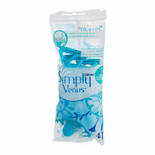 Станок Джилет Сімплі Венус 3 (Gillette Simply Venus 3) жіночі одноразові 4 штуки