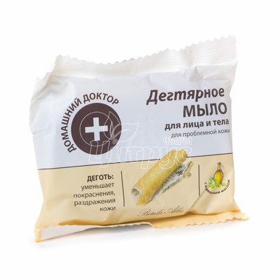 Мило Домашній Доктор Дегтярне для обличчя і тіла 70 г