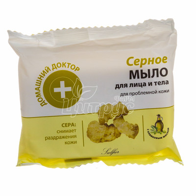 Мило Домашній Доктор Сірчане для обличчя і тіла 70 г