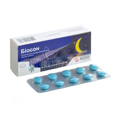 Біосон таблетки вкриті оболонкою 30 штук
