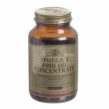 Солгар (Solgar) Омега-3 концентрат риб*ячого жиру 60 штук (Omega 3 Fish Oil Concentrate) капсули