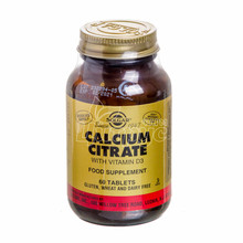 Солгар (Solgar) Цитрат кальцію з вітаміном D3 60 штук (Calcium Citrate with Vitamin D3) таблетки 
