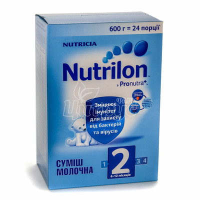 Суміш молочна дитяча Нутрилон (Nutrilon) 2 c 6-12 місяців 600 г