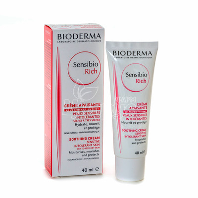 Біодерма Сенсібіо (Bioderma Sensibio) Крем Ріш насичений для обличчя 40 мл