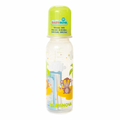 Пляшка Бебі Нова (Baby-Nova) Декор пластикова 250 мл (47000)